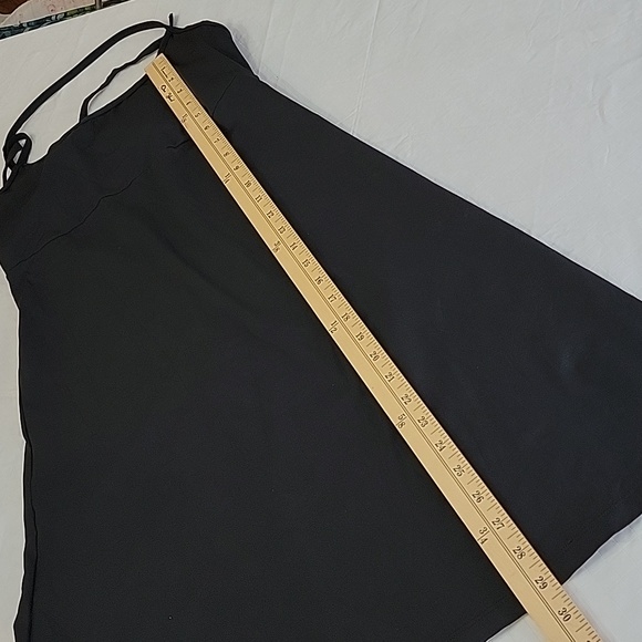Athleta szS Strappy Tie Back Swim Activewear Black Dress BinH - Picture 7 of 7